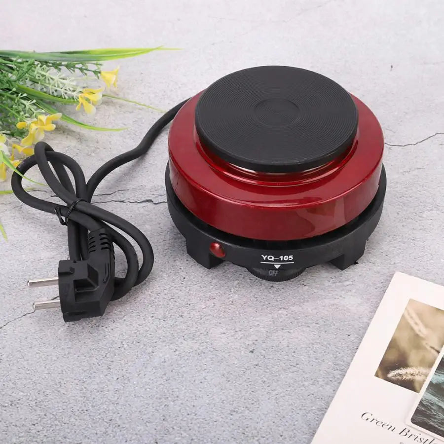 500W Electric Stove Hot Plate Powered Cup Warmer Heater Pad Hot Plate Coffee Tea Milk Mug EU Plug Household Office 220V