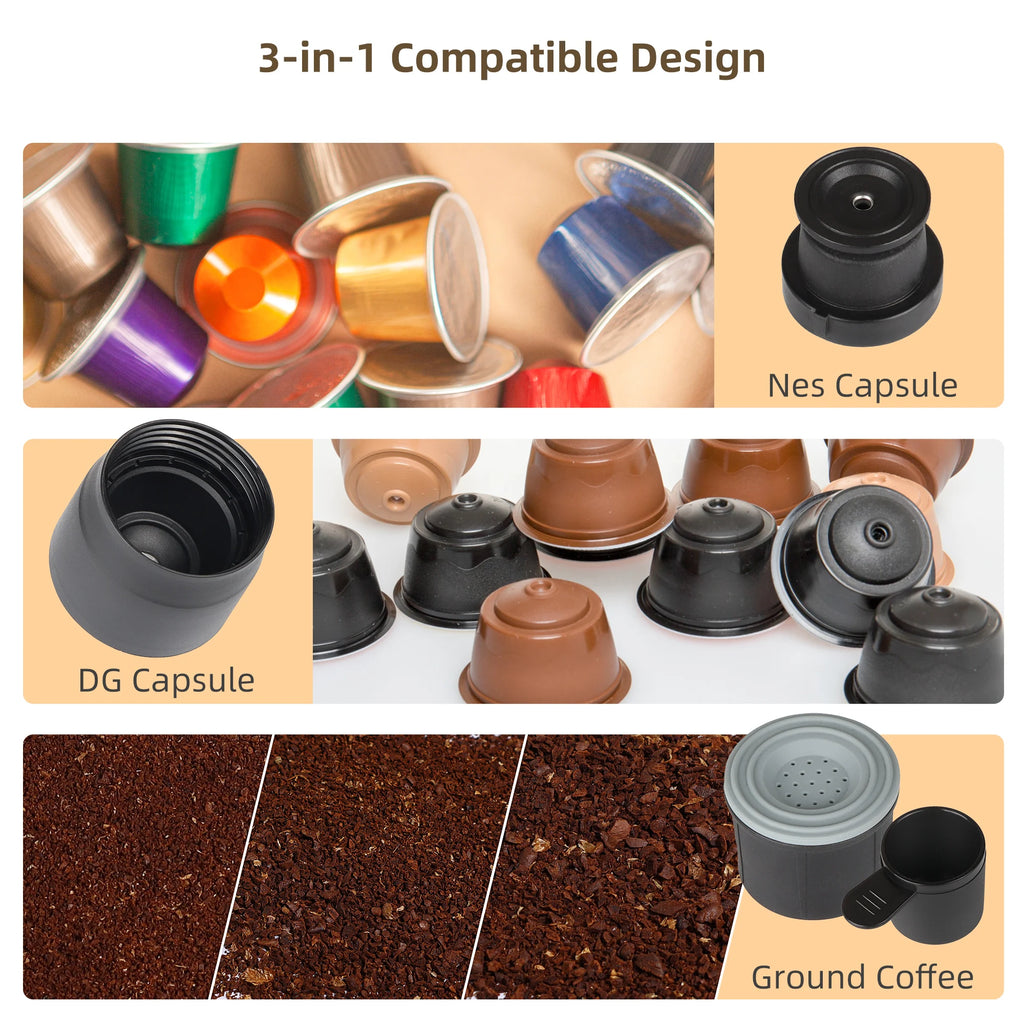 BioloMix Portable Manual Hand Espresso Maker for Travel, Camping, and Home Use, Compact and Easy-to-Clean Design