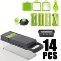 14/16 PcsSet Vegetable Chopper Onion Chopper Handle Food Grate Food Chopper Kitchen Vegetable Slicer Dicer Cut Potato Shredder