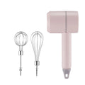 Cordless Electric Hand Mixer,USB Rechargable Handheld Egg Beater with 2 Detachable Stir Whisks 3 Speed Modes,Baking At Home For