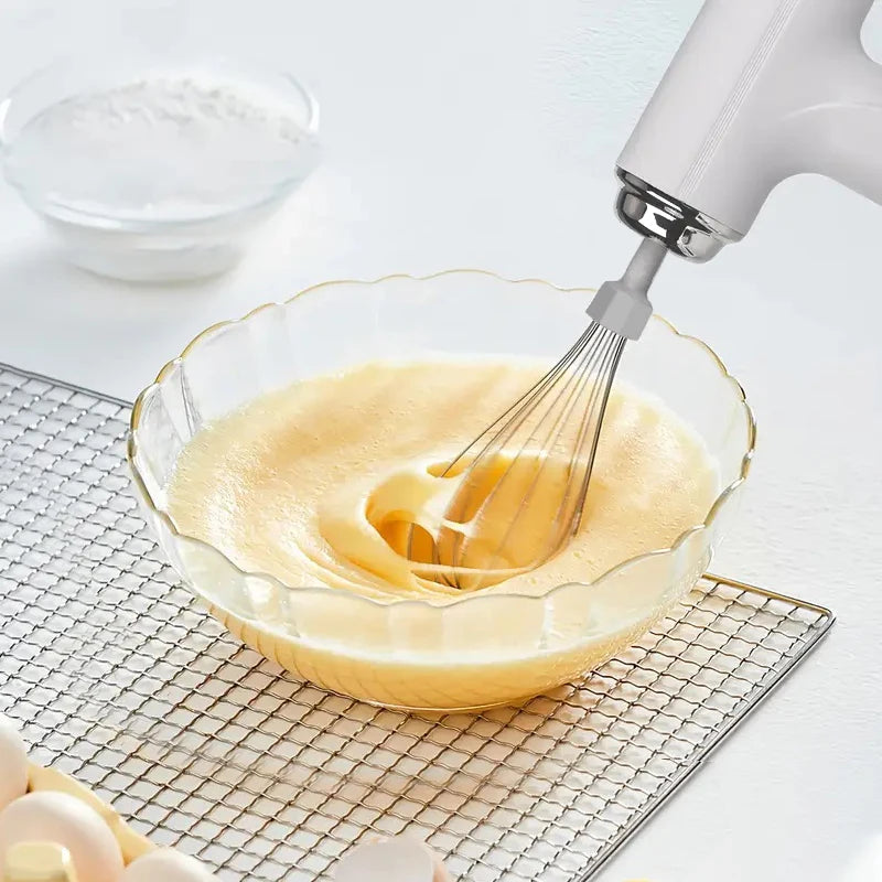 1 Portable electric mixer and mixer - USB charging, wireless, portable, lightweight, easy to use