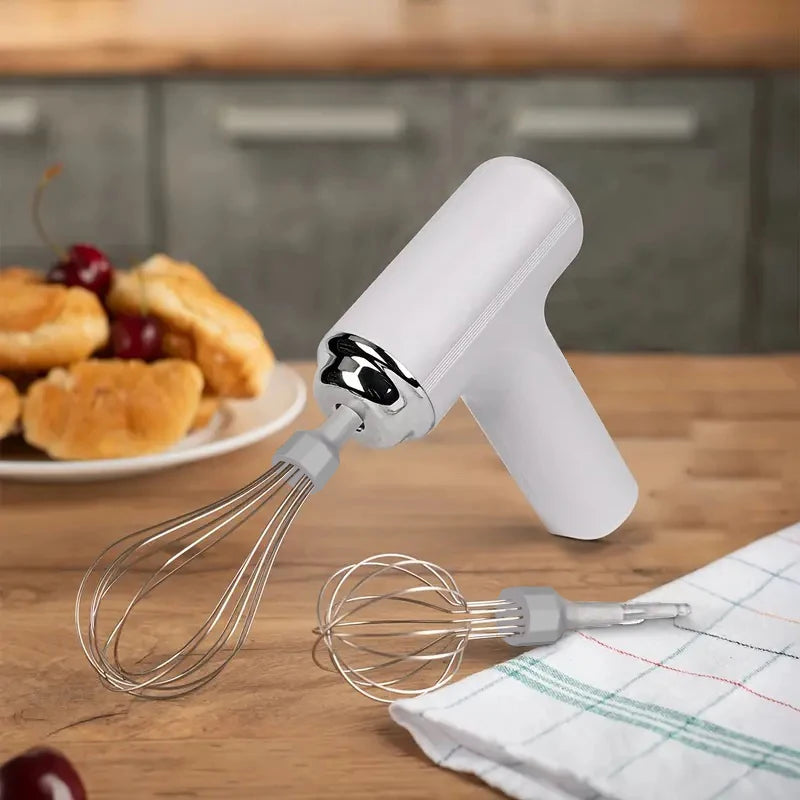 1 Portable electric mixer and mixer - USB charging, wireless, portable, lightweight, easy to use