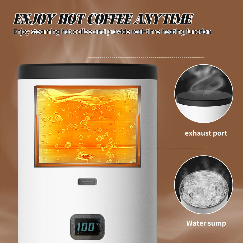 3 in 1 Portable Electric Capsule Coffee Maker Espresso Pot Cordless Heating Pump Press Coffee Maker Travel and Car Coffee Pot