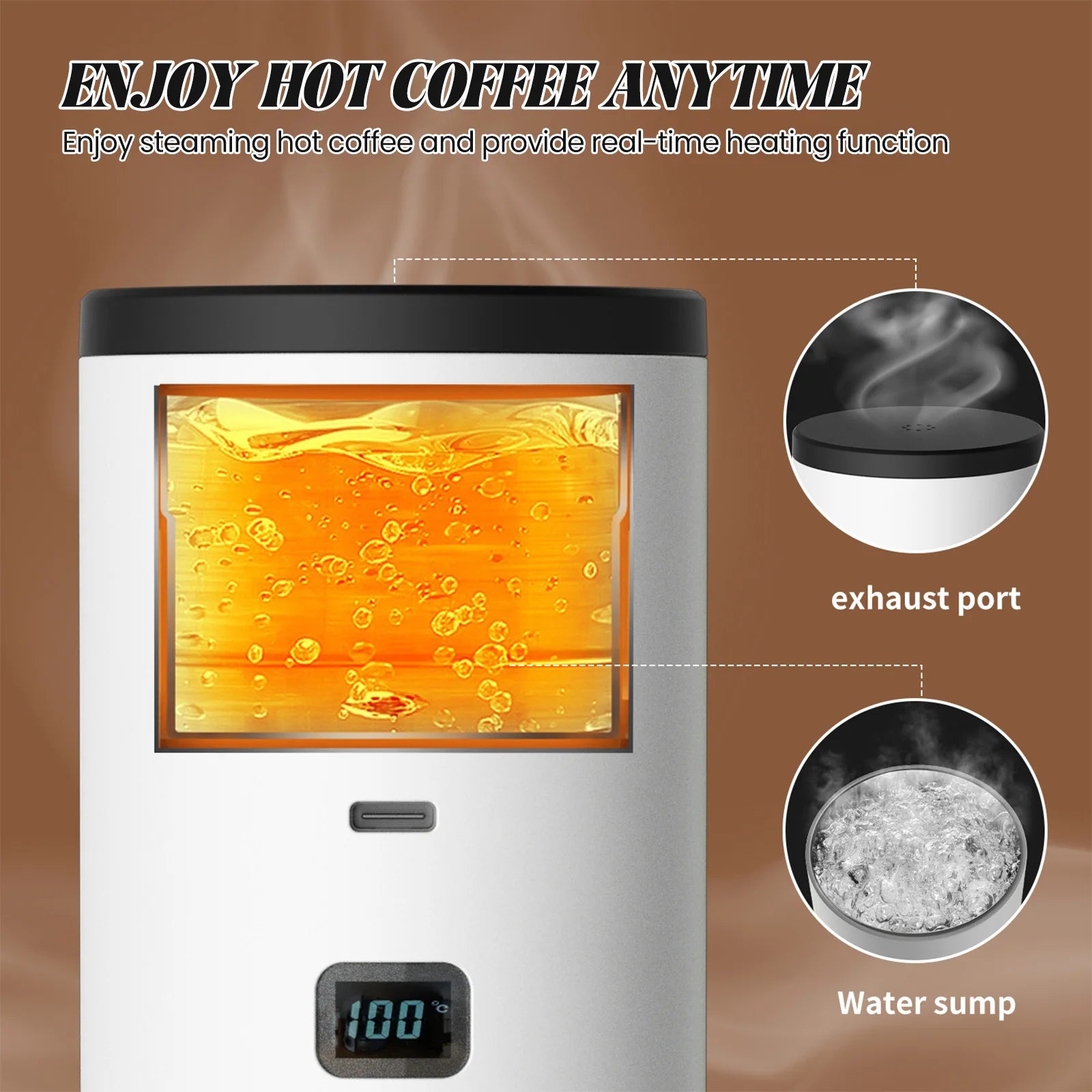 3 in 1 Portable Electric Capsule Coffee Maker Espresso Pot Cordless Heating Pump Press Coffee Maker Travel and Car Coffee Pot