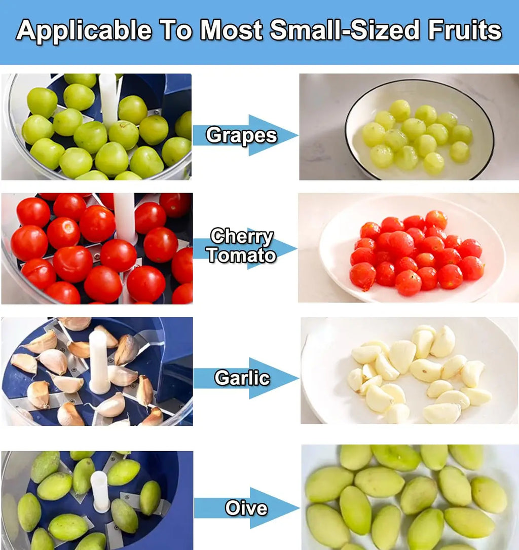 Automatic Electric Fruit Peeler Intelligent Peeling Machine Portable Wireless Grape/tomato/Garlic Peeler for Home Fast Kitchen