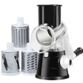 Multifunctional Vegetable Slicer Shredder Cutter Tool 3 Sharp Drums Manual Hand Operated Grater Cheese Peanut Cookie Chopper