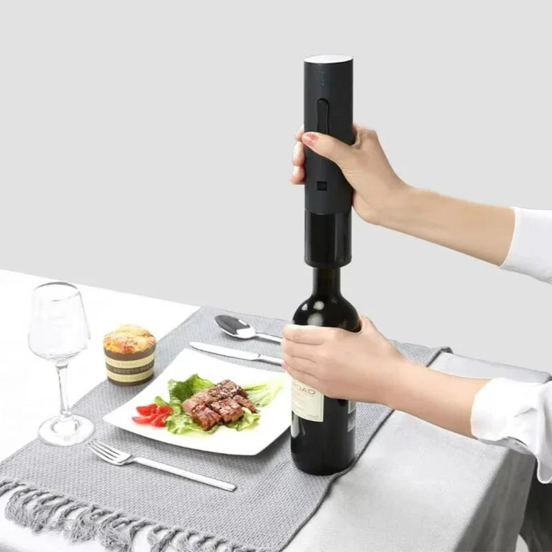 Youpin Huohou Automatic Electric Bottle Opener Red Wine Openers Stopper Fast Decanter Wine Corkscrew Foil Cutter Cork Out Tool