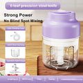 Electric Garlic Puree Machine Wireless Mini Garlic Press Automatic Stirring And Peeling Machine Kitchen Garlic Puller Garlic