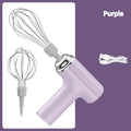 1 Portable electric mixer and mixer - USB charging, wireless, portable, lightweight, easy to use