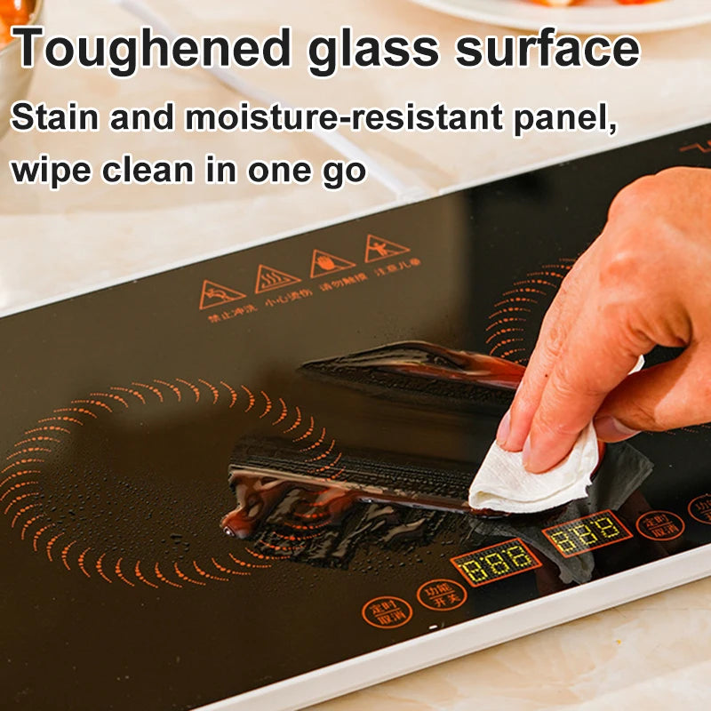 DWMD Electric Meals Insulation Board Heating Pad Milk Thermal Preservation Plate Mat Warmer Intelligent Folding Dishes Hotplate
