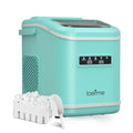 Loefme Electric Ice Maker Professional Ice Cube Maker Portable Automatic Cleaning Bullet Round Ice Block Making Machine Home Bar