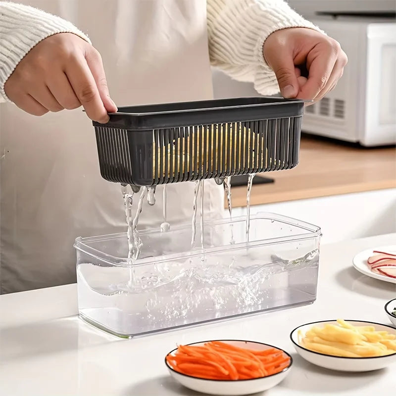 14/16 PcsSet Vegetable Chopper Onion Chopper Handle Food Grate Food Chopper Kitchen Vegetable Slicer Dicer Cut Potato Shredder
