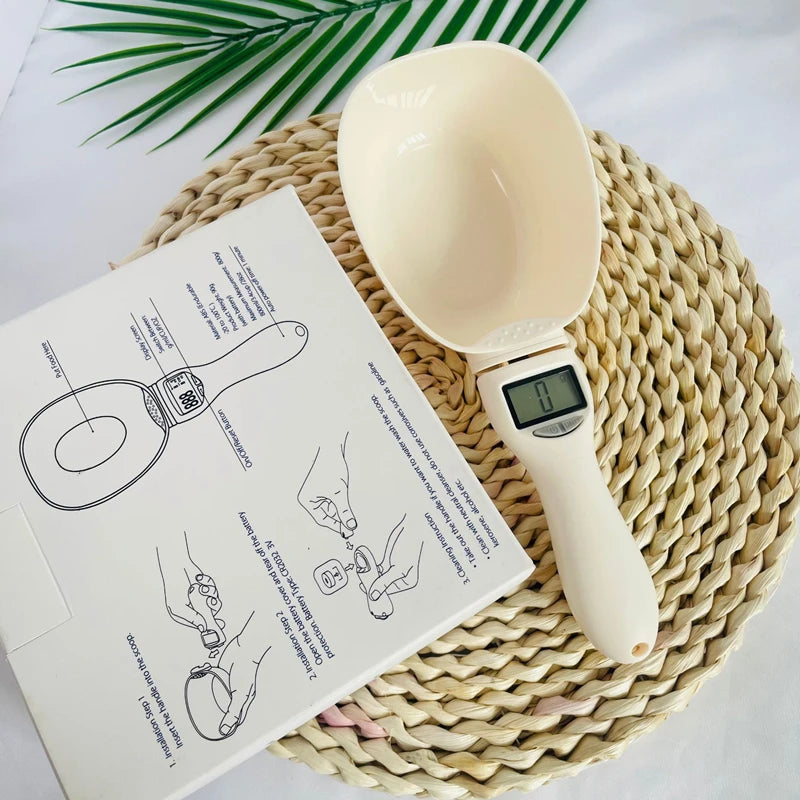 Kitchen Digital Food Measuring Spoon Scale Pet Food Measuring Spoon Scale Suitable For Cat And Dog Food Measuring Flour Spoon  ﻿